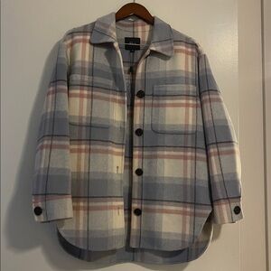 Rails Connie Plaid Wool Blend Shacket